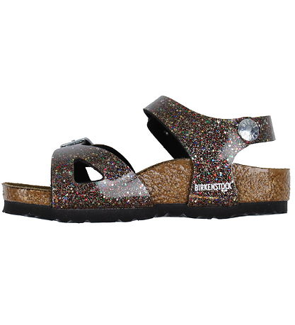 Birkenstock Sandalen - Rio Plain - Cosmic Glitzer Black Multi