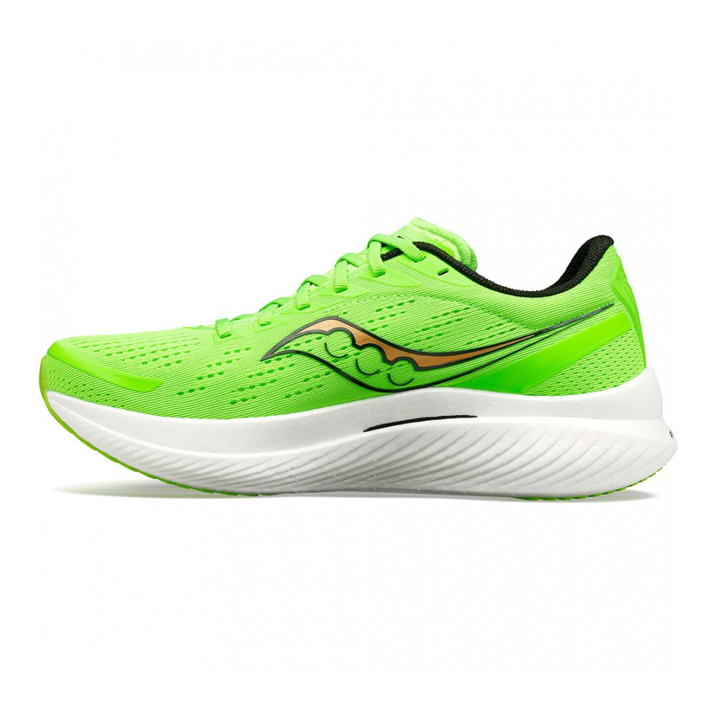 Saucony ENDORPHIN SPEED 3 - Chaussures running Homme slime/gold