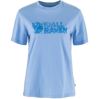 Fjällräven Lush Logo T-Shirt Ultramarine Damen