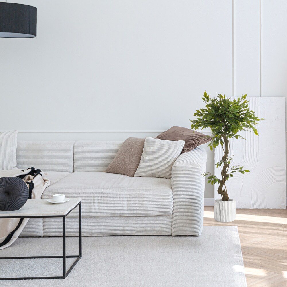Kunstpflanze FICUS I Kunststoff, Stoff hjh OFFICE