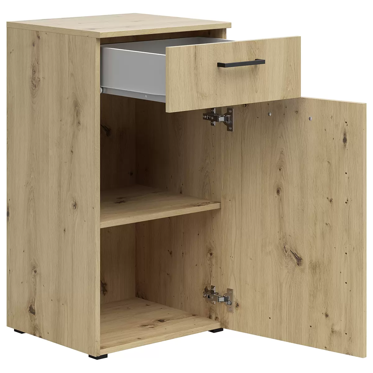 Kommode 1T1L Cabinet Artisan Eiche