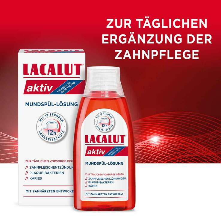 Lacalut aktiv Mundspüllösung, 300 ml