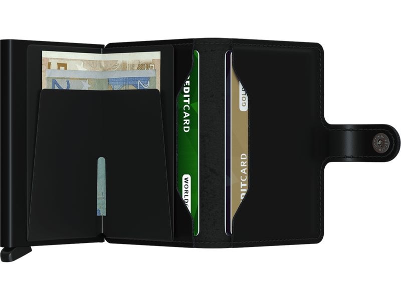 SECRID Portemonnaie Miniwallet Matte Black Geldbörse mit RFID-Schutz
