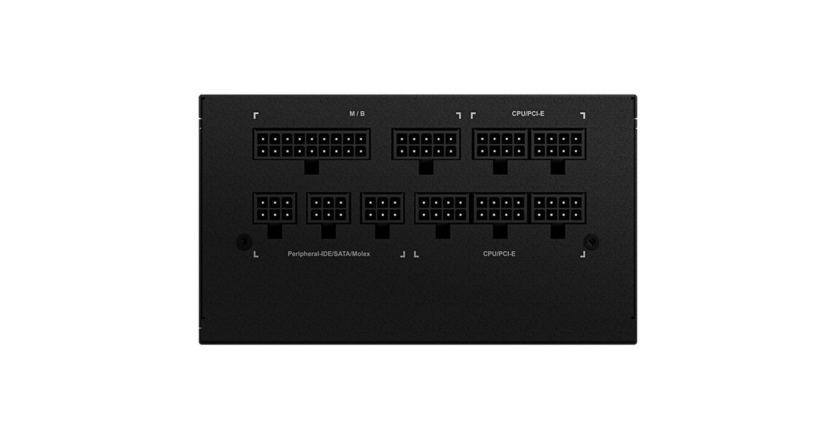 GIGABYTEGP-UD850GM PG5 modulaire 850 watt voeding   (Zwart, 1x 12VHPWR, 2x PCIe)