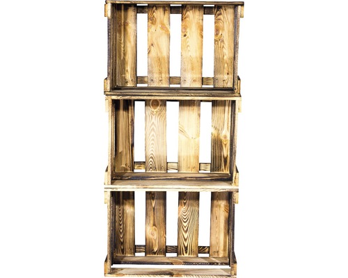 Gevlamde wijnkist 46x30,5x24 cm