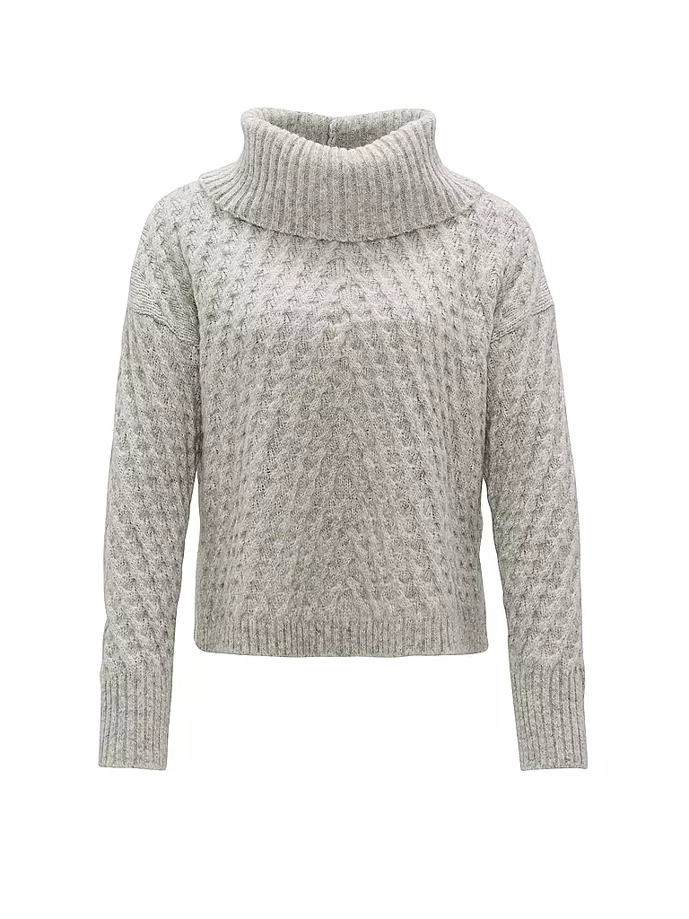 OPUS Rollkragenpullover PLINEA grau