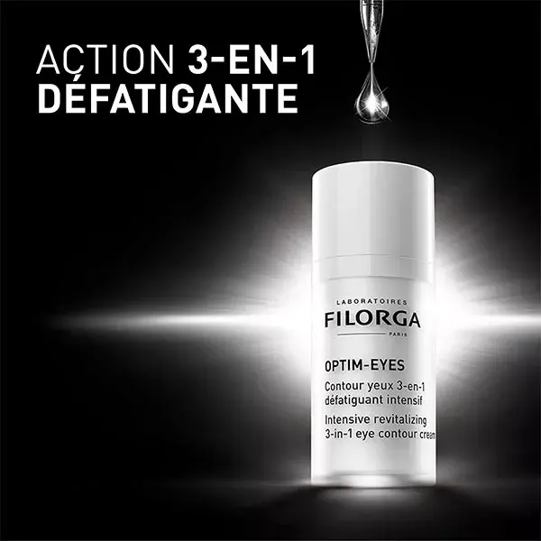 Filorga Optim-Eyes Creme Intensivo para Alívio da Fadiga do Contorno dos Olhos 3 em 1 15ml
