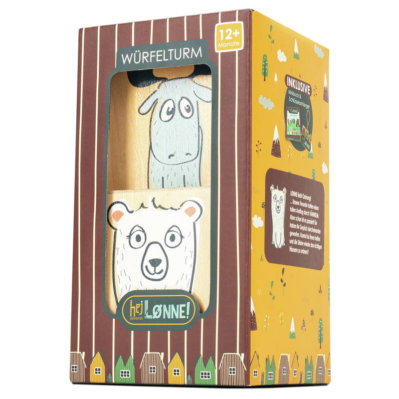 Hej Lonne Holz-Würfelturm HEJ LONNE