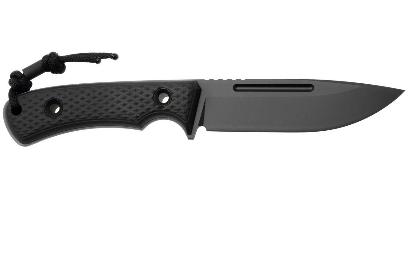 TRC Knives South Pole, Black DLC Vanadis 4 Extra, Black G10, survivalmes
