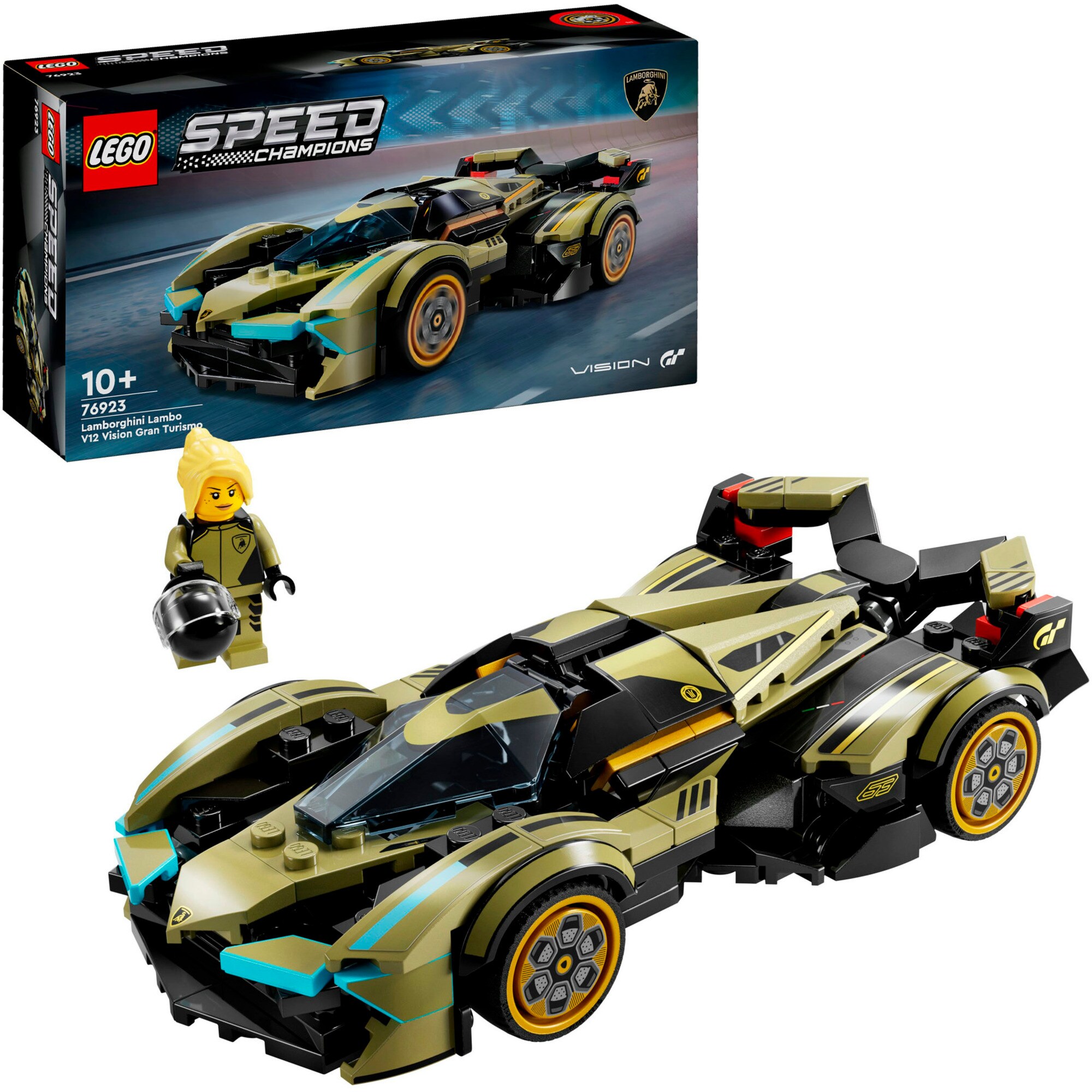 LEGO Konstruktionsspielzeug Speed Champions Lamborghini Lambo V12 Vision GT Supersportwagen
