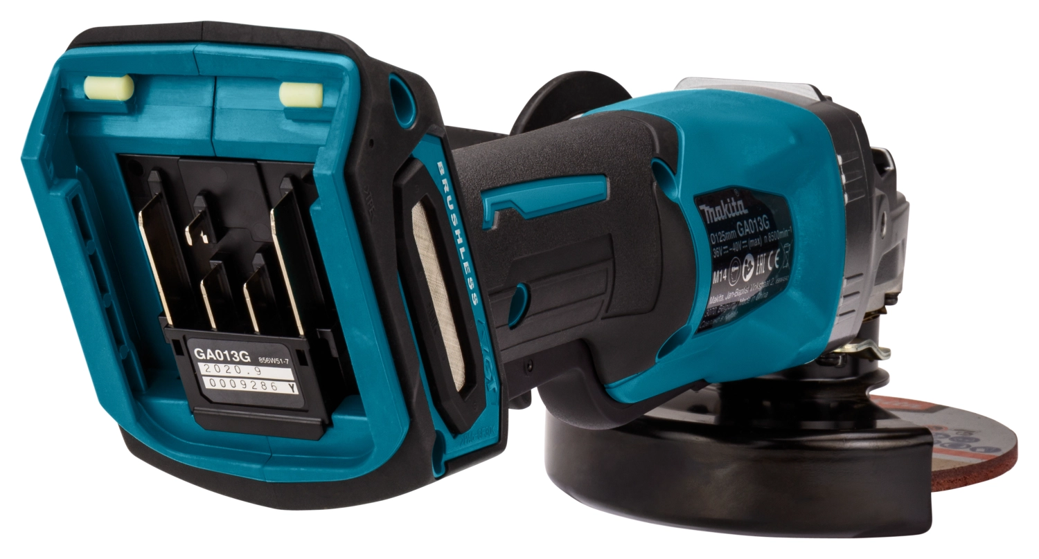 Makita GA013GZ XGT 40V Max Li-ion accu haakse slijper 125 mm Body