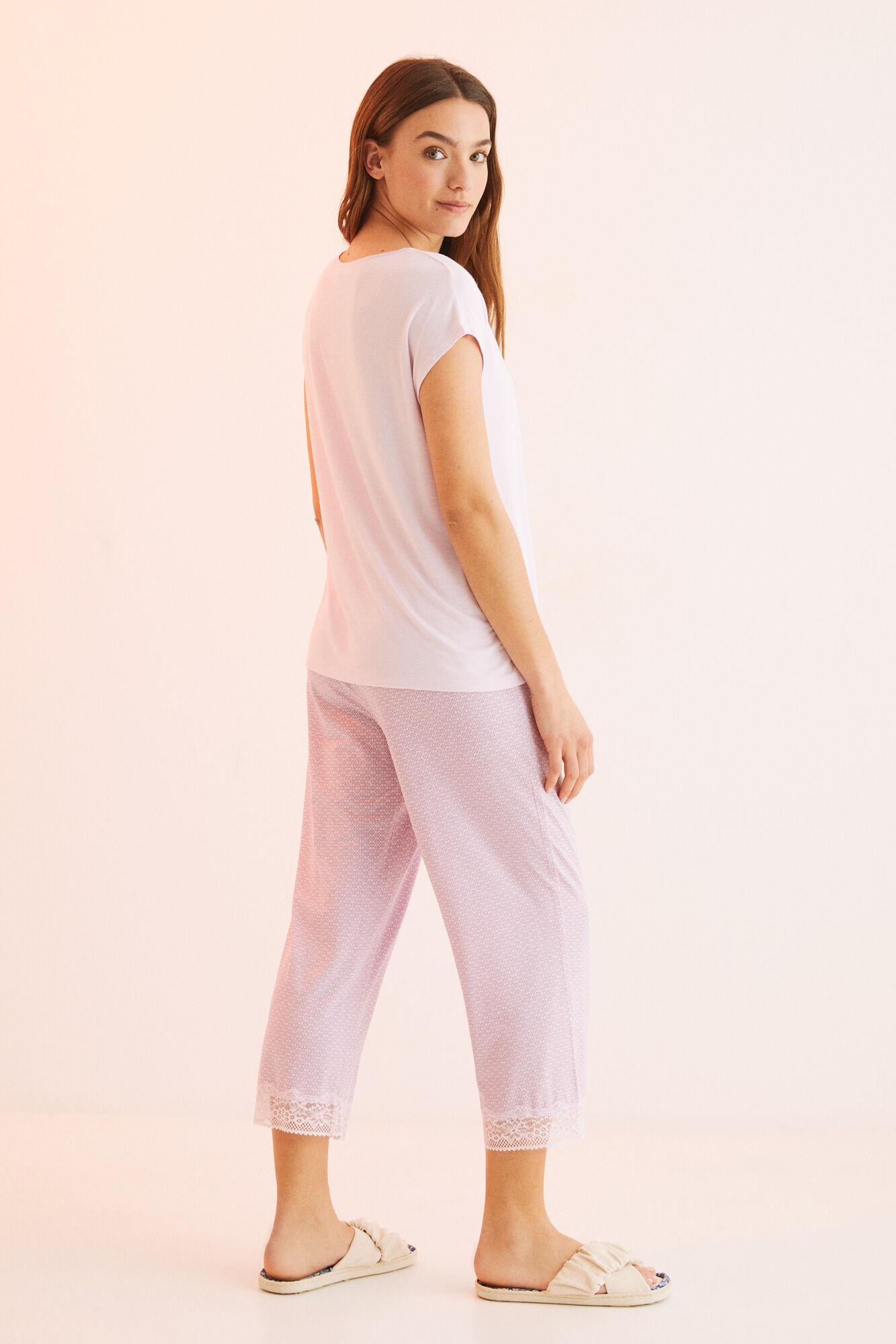 Pijama longo Capri roxo - roxo/lilás