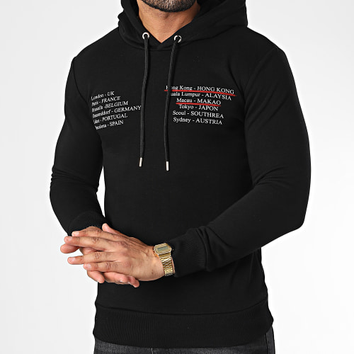 Sweat Capuche LL144 Noir