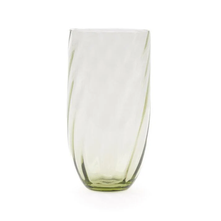 Anna Von Lipa  Swirl Long drink - Olive Green