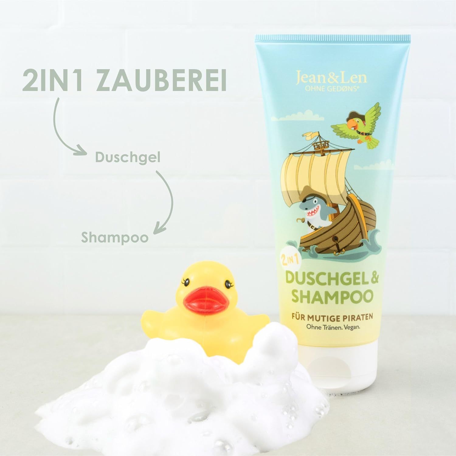 Jean & Len 2in1 Duschgel & Shampoo mutige Piraten