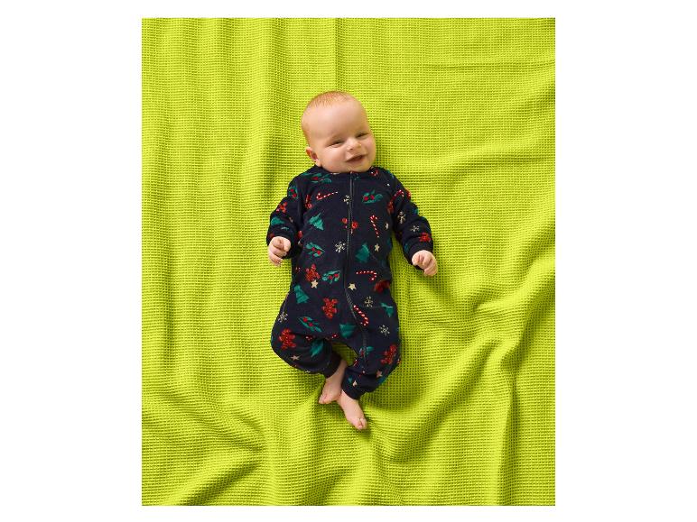 Velours baby kerstpyjama