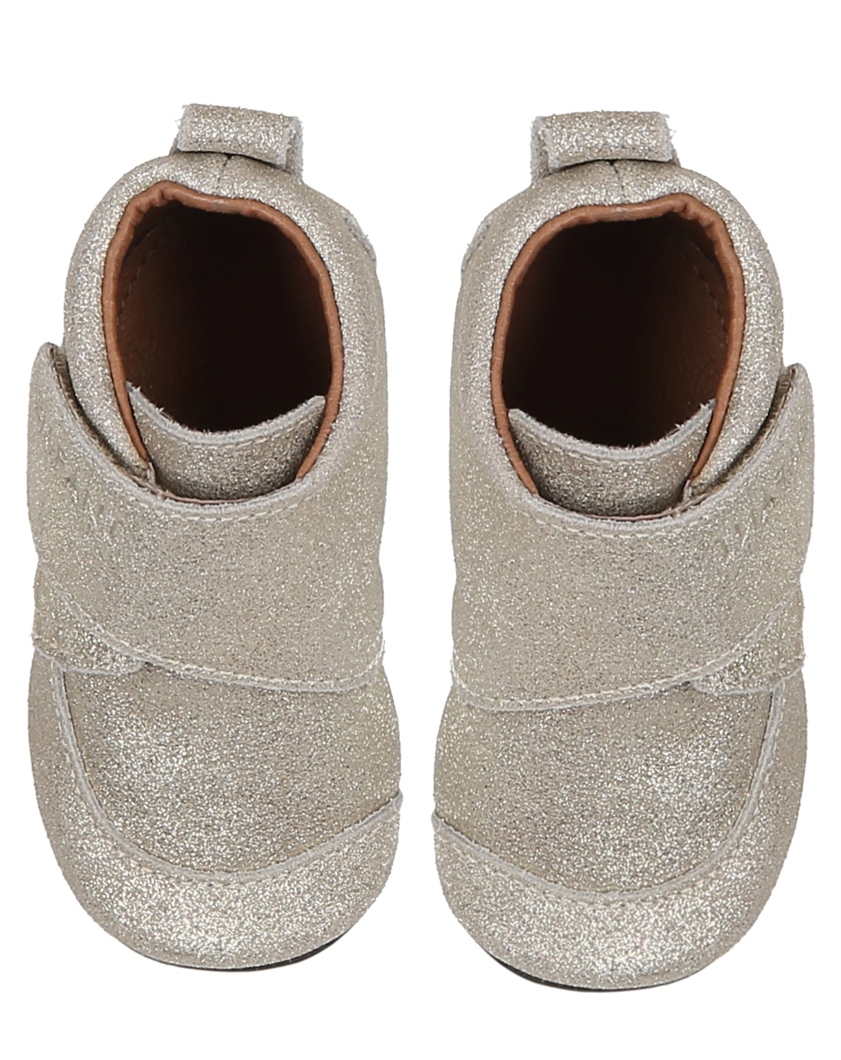 Krabbelschuhe SUEDE VELCRO in champagne beige
