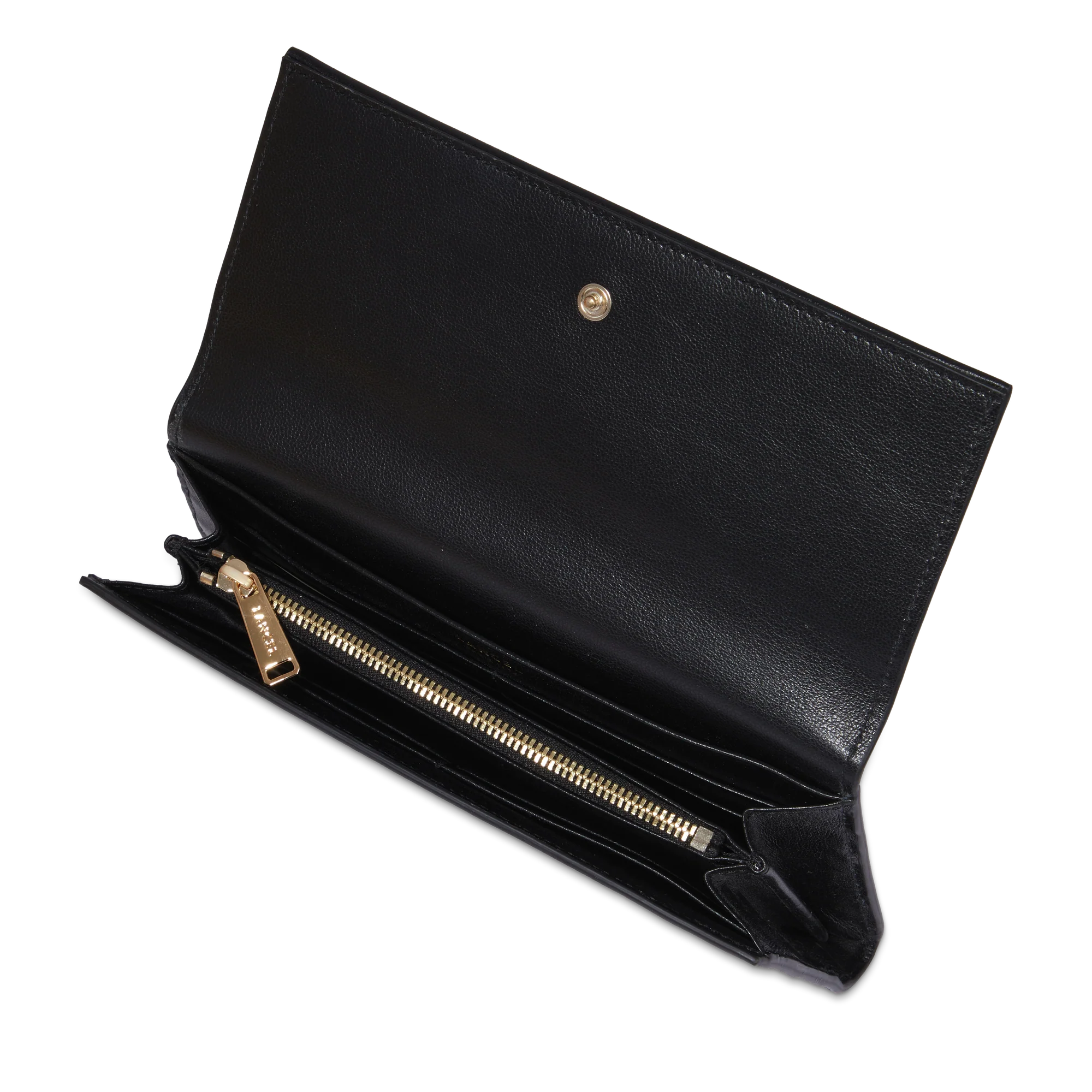 Slim flap wallet Billie de Lancel-Noir