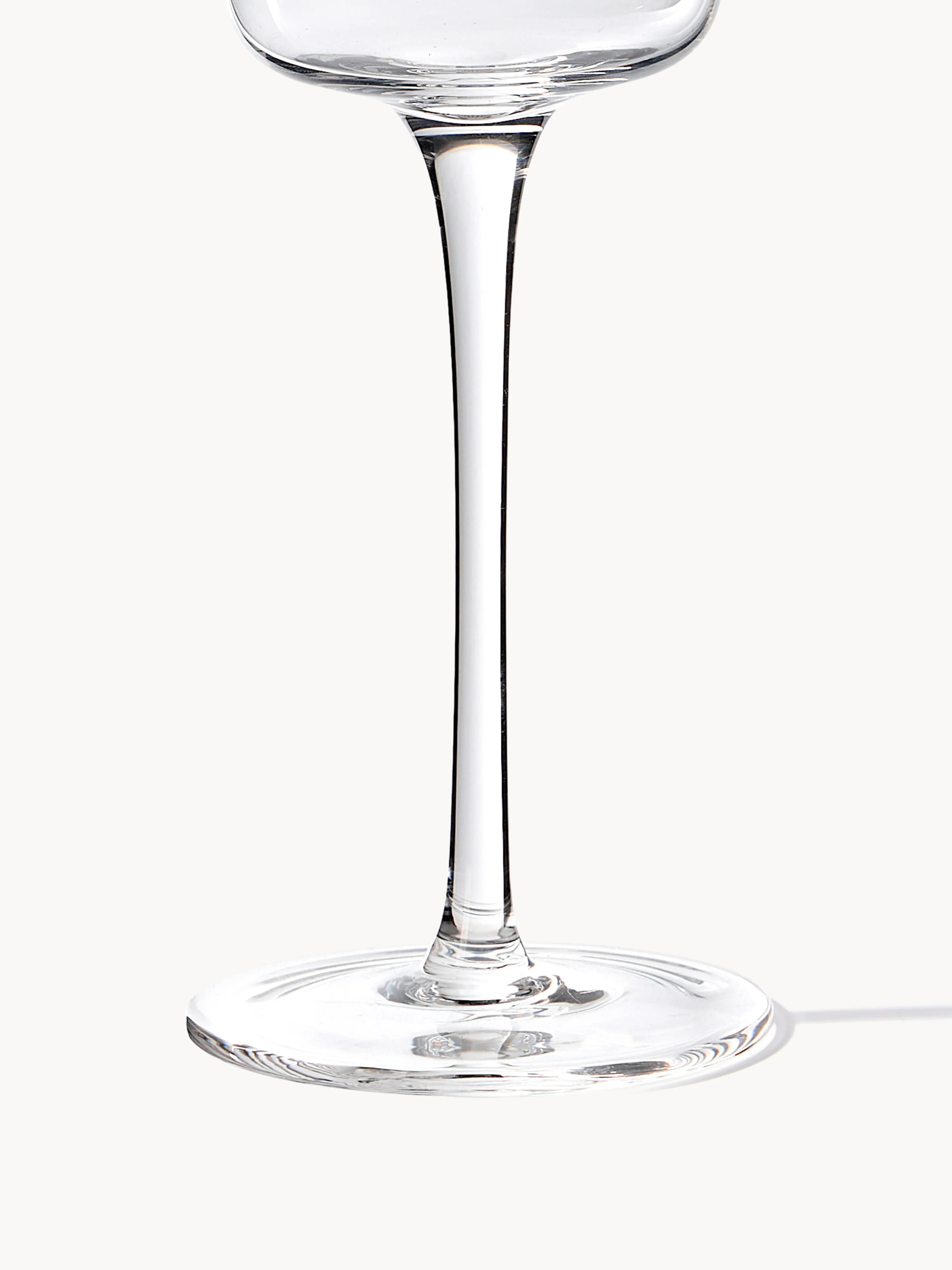 Mondgeblazen champagneglazen Ellery, 4-delig