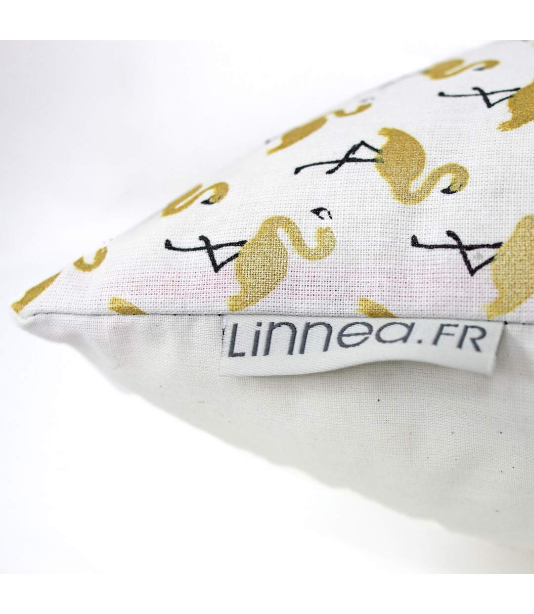 Housse de coussin 60x60 cm FLAMINGO Or