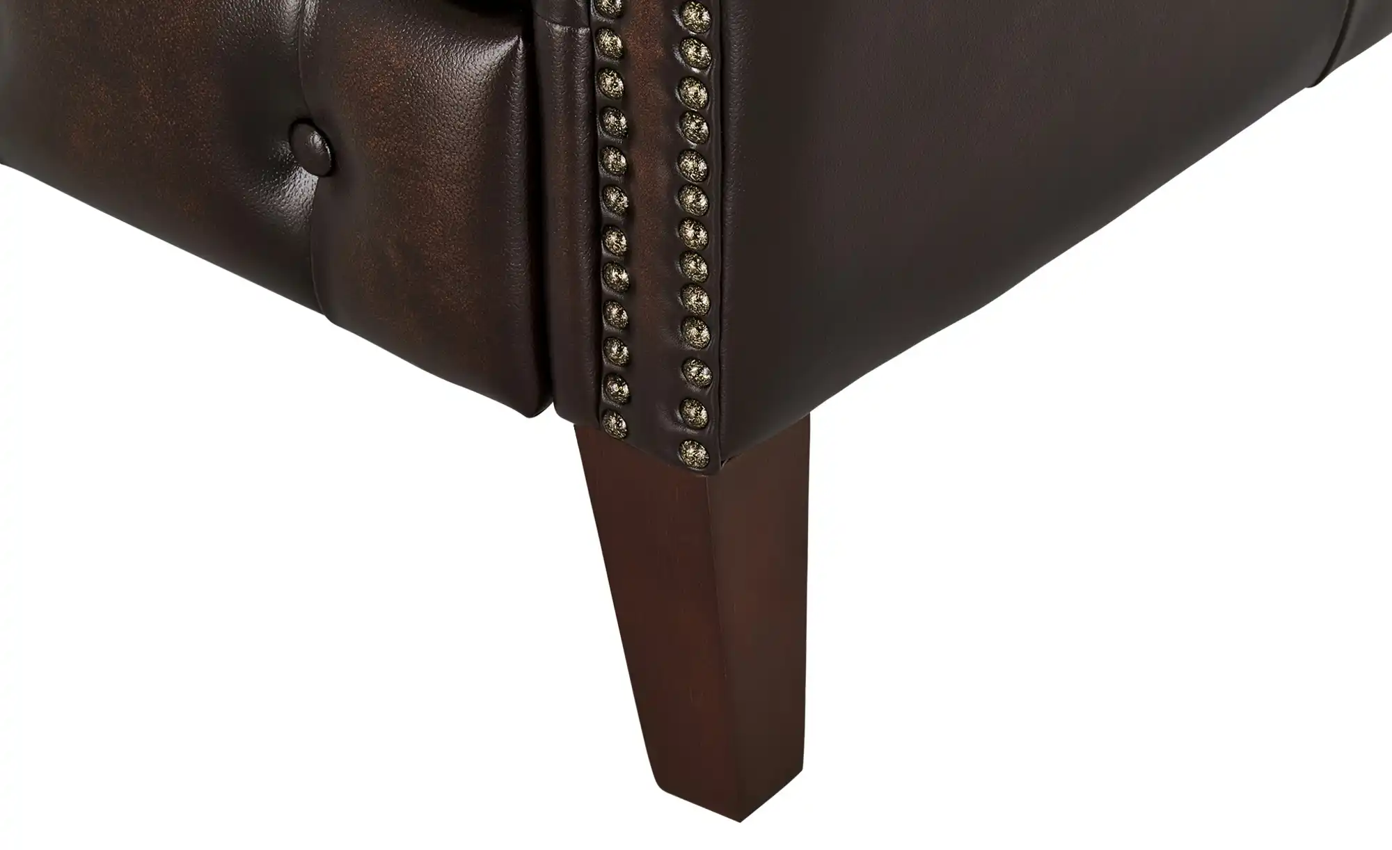 uno Relaxsessel aus Echtleder Chesterfield