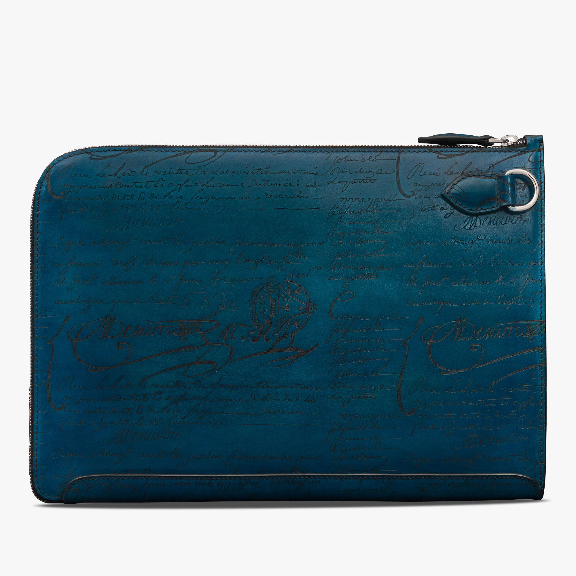 Pochette Nino Tgm En Cuir Scritto