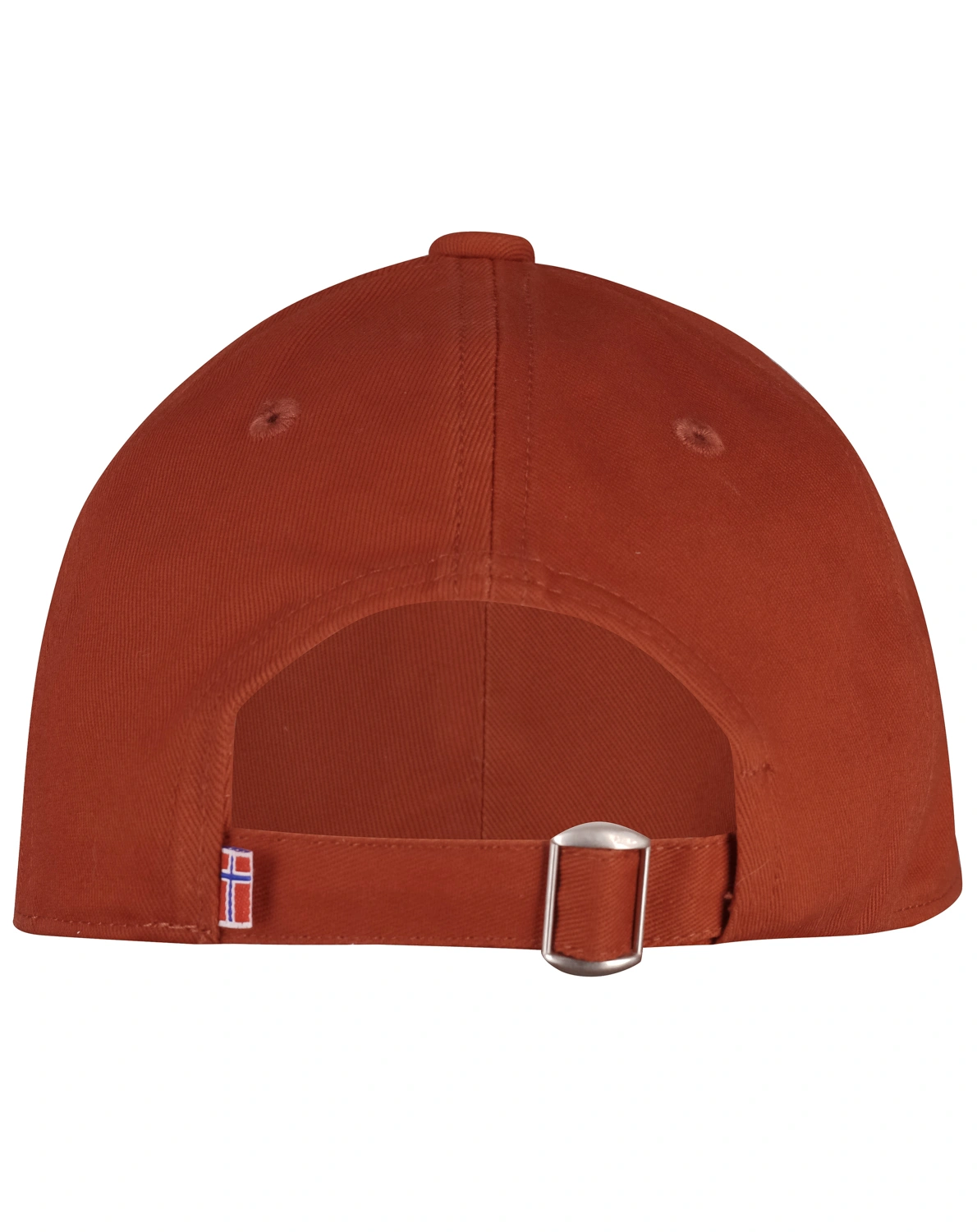 Basecap KROKSAND in red brown/bright orange