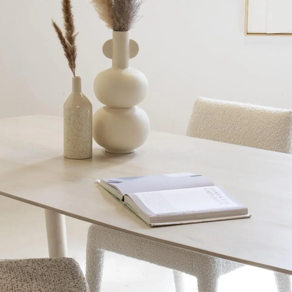 Eettafel Deens Ovaal 170cm - Naturel Mangohout - Leone