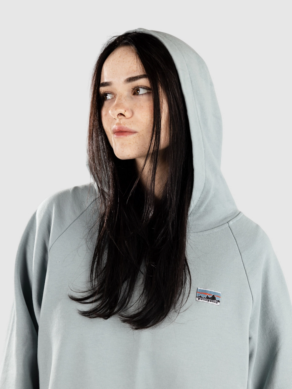 Patagonia Regenerative Organic Certified Essential Hoo thermal blue