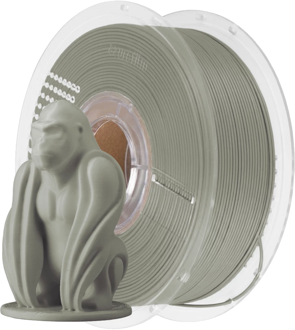 AzureFilm  PLA Matte HS Sage, 1,75 mm / 1000 g    PLA Material mit mattem Oberflächenfinish