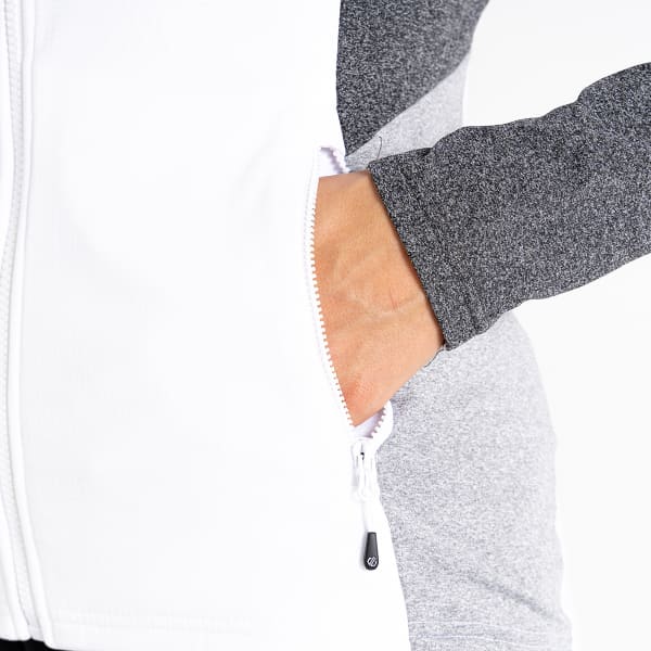 Veste polaire DARE 2B CONVEY CORE STRECH WHT/CHARGRML
