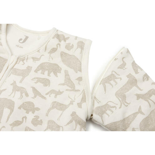 Gigoteuse Manches Amovible 110 cm Animals Nougat - JOLLEIN