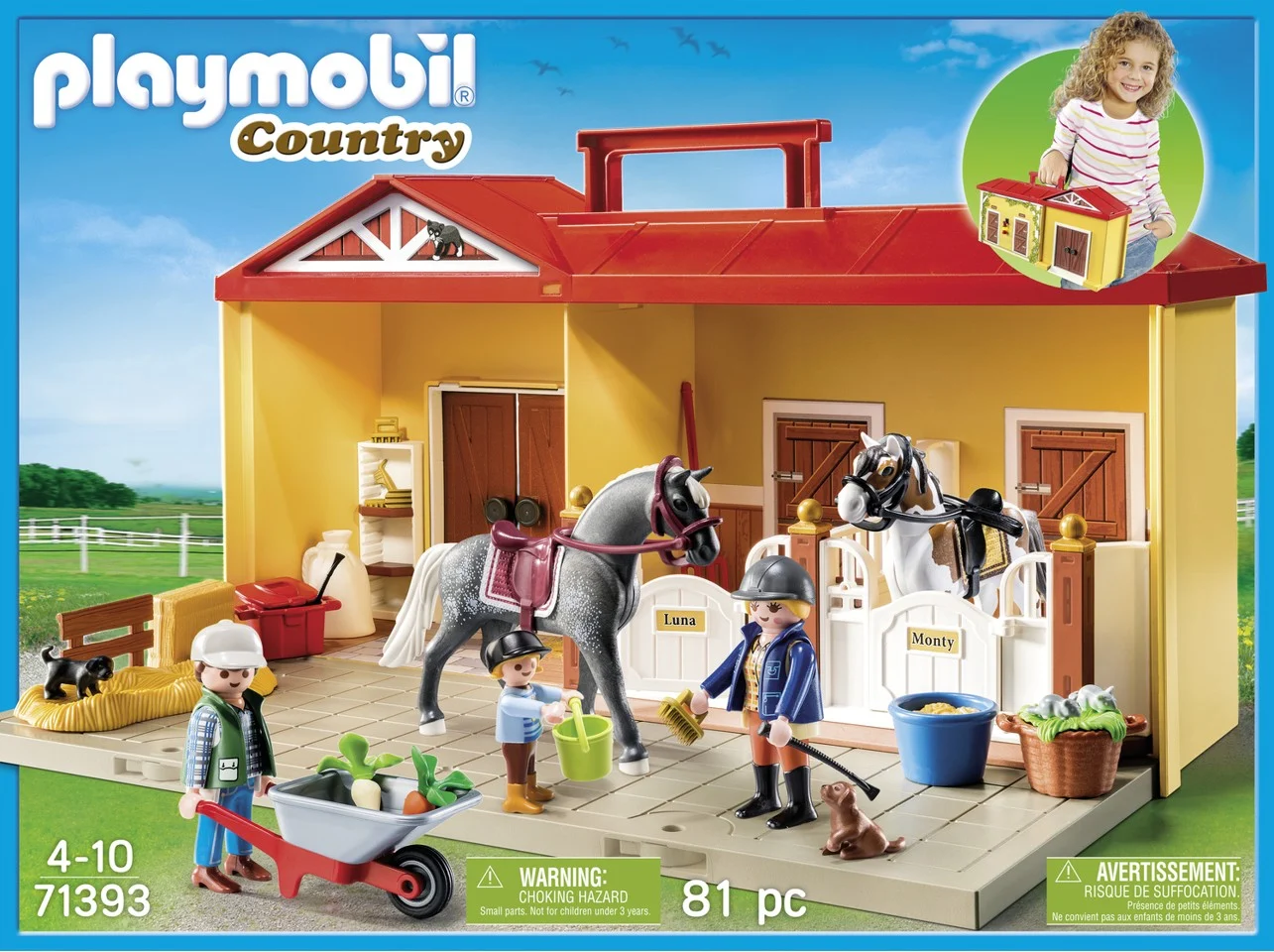Playmobil - Take along Horse center (71393)
