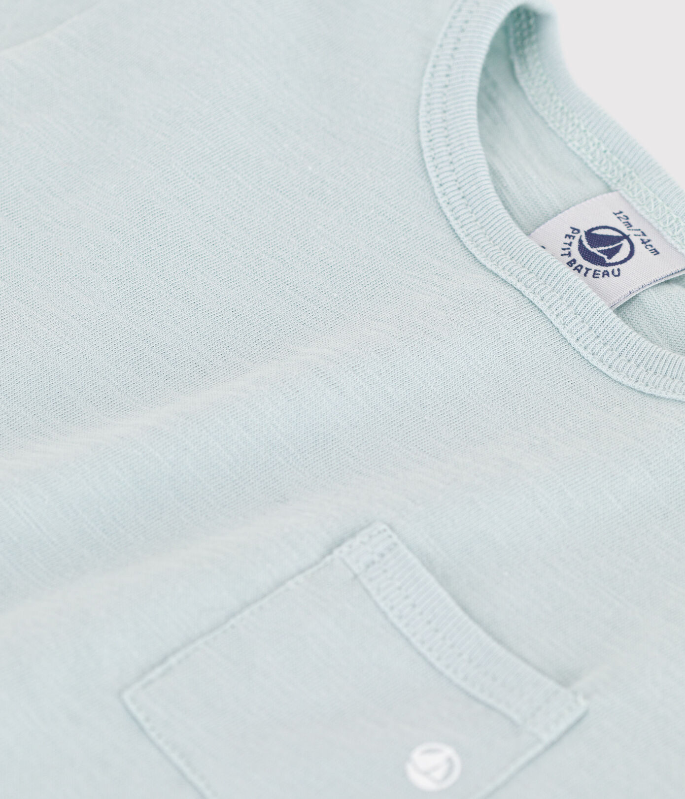 Tee-shirt manches courtes bébé en jersey flammé