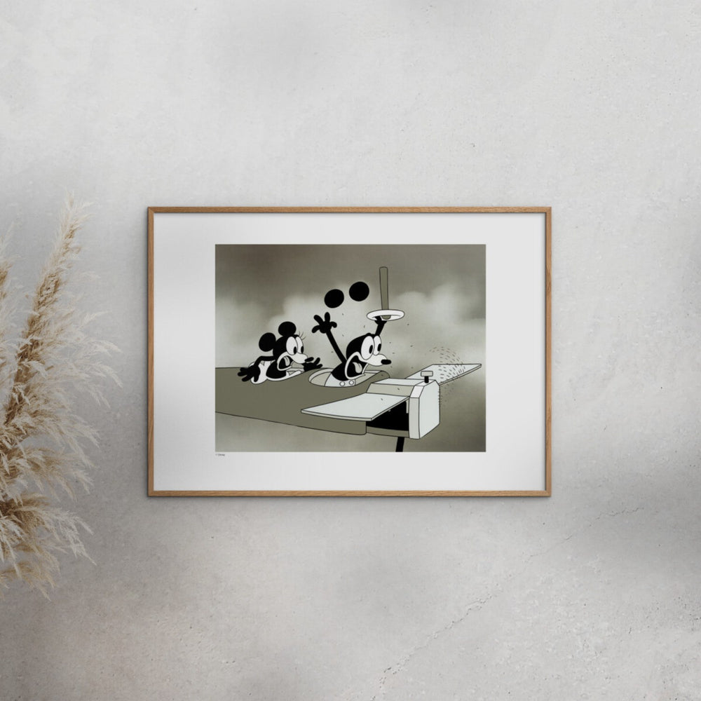 Køb Poster & Frame Disney - Vintage Crazy Plane No. 01
