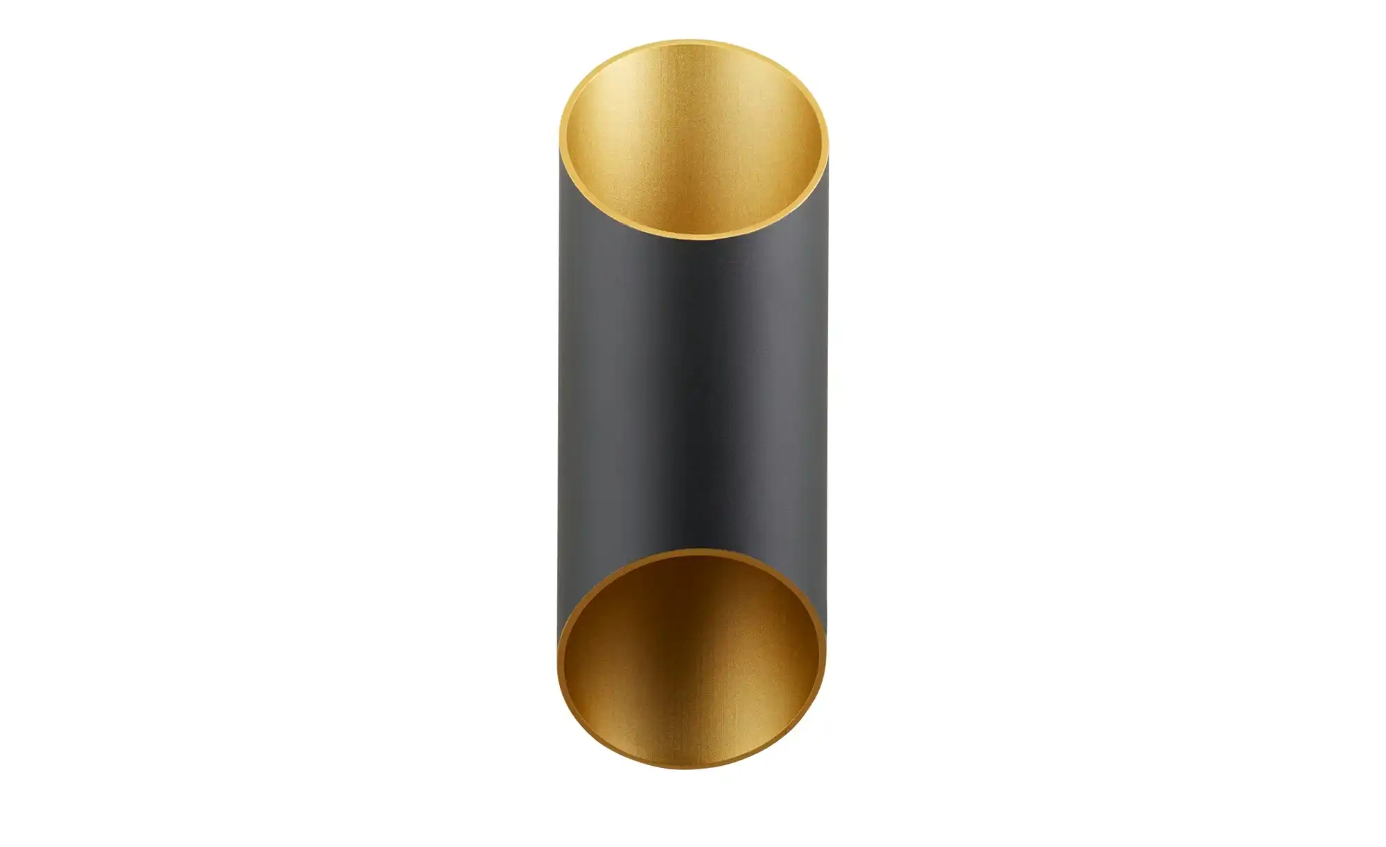 Meisterleuchten LED-Wandleuchte, 2-flammig, schwarz/gold