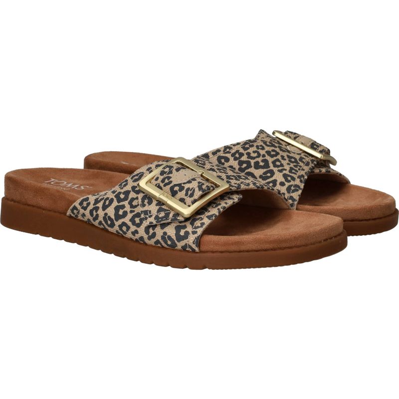 Toms Marin Slide Slippers Beige Dames
