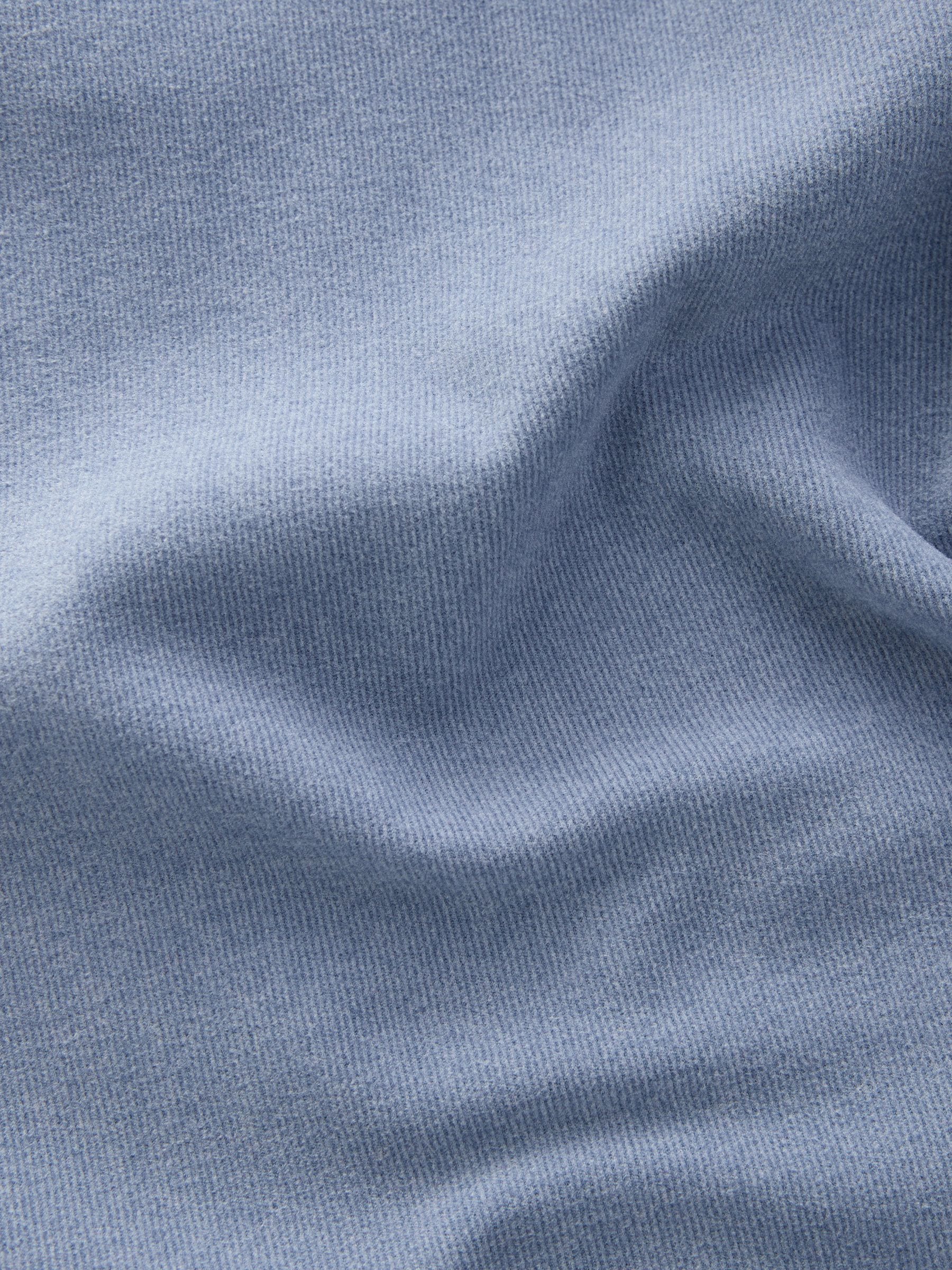 Blauw - Supersoft Rib Wide Leg Joggers