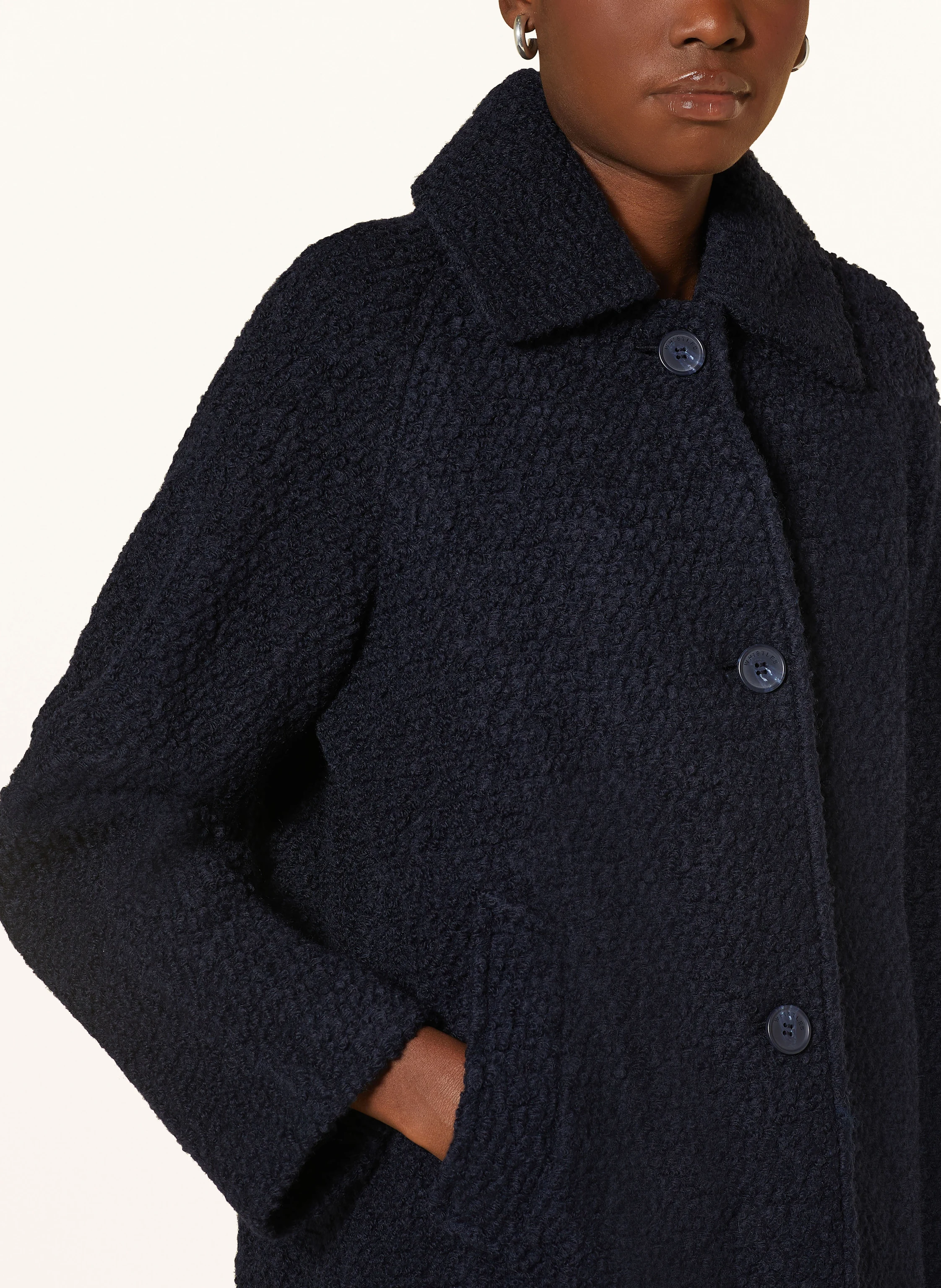 WHISTLES Wollmantel ROMY aus Bouclé