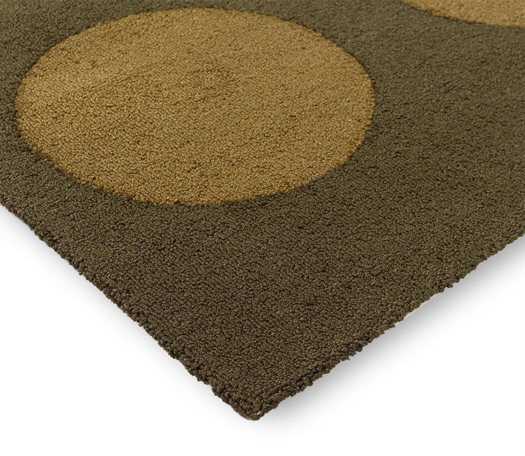 Vloerkleed Festival Dots Olive 495817 Habitat  | Brink & Campman