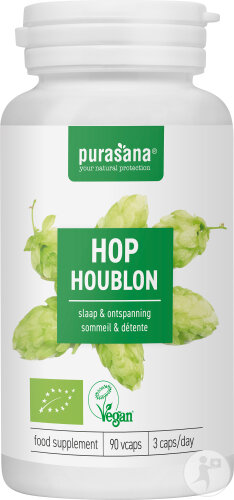 Purasana Houblon 200mg Bio Complément Alimentaire Sommeil Et Détente 90 Gélules