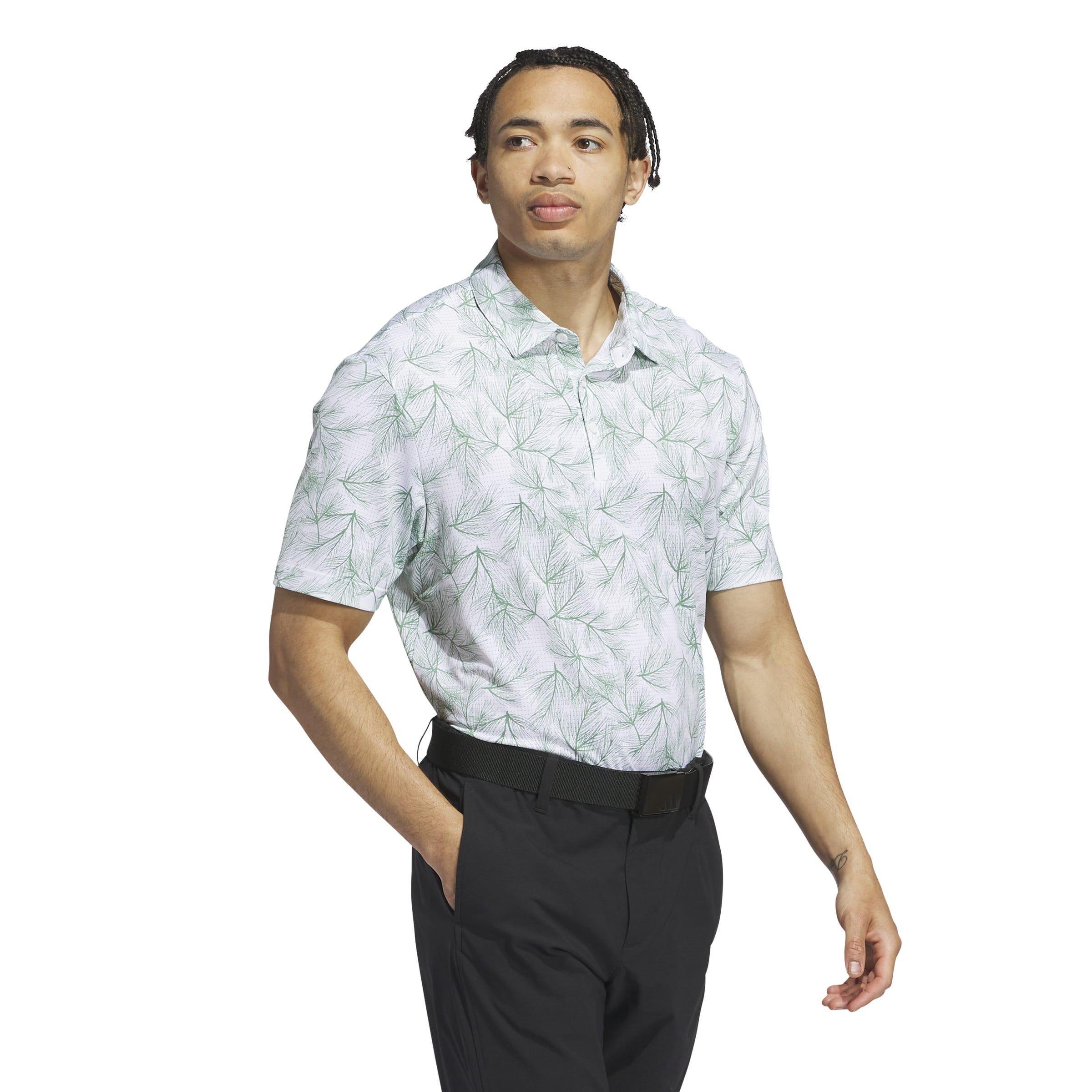 adidas Ultimate 365 Mesh Print Polo Shirt Mens