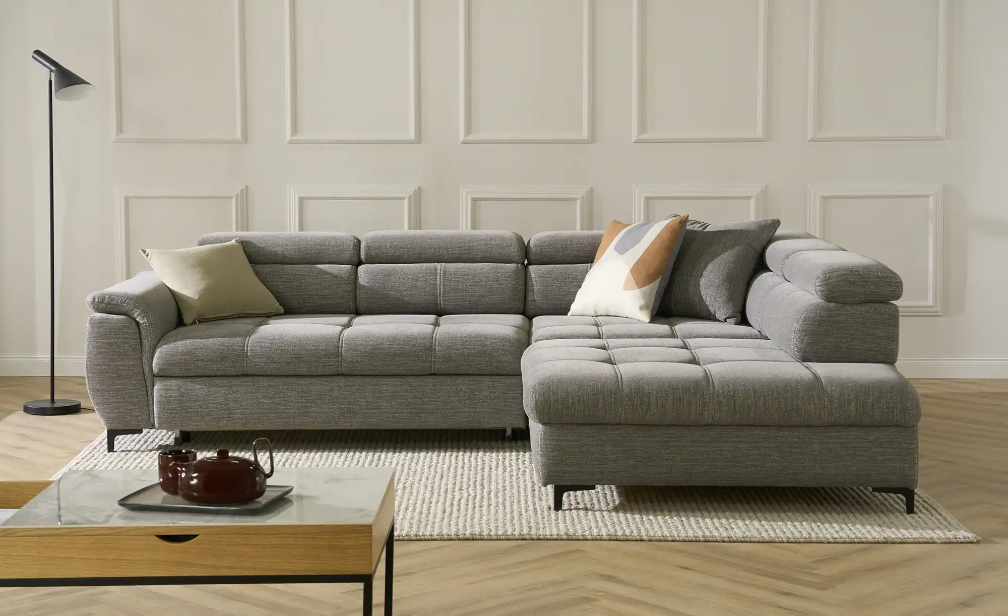 switch Ecksofa aus Flachgewebe Denvo