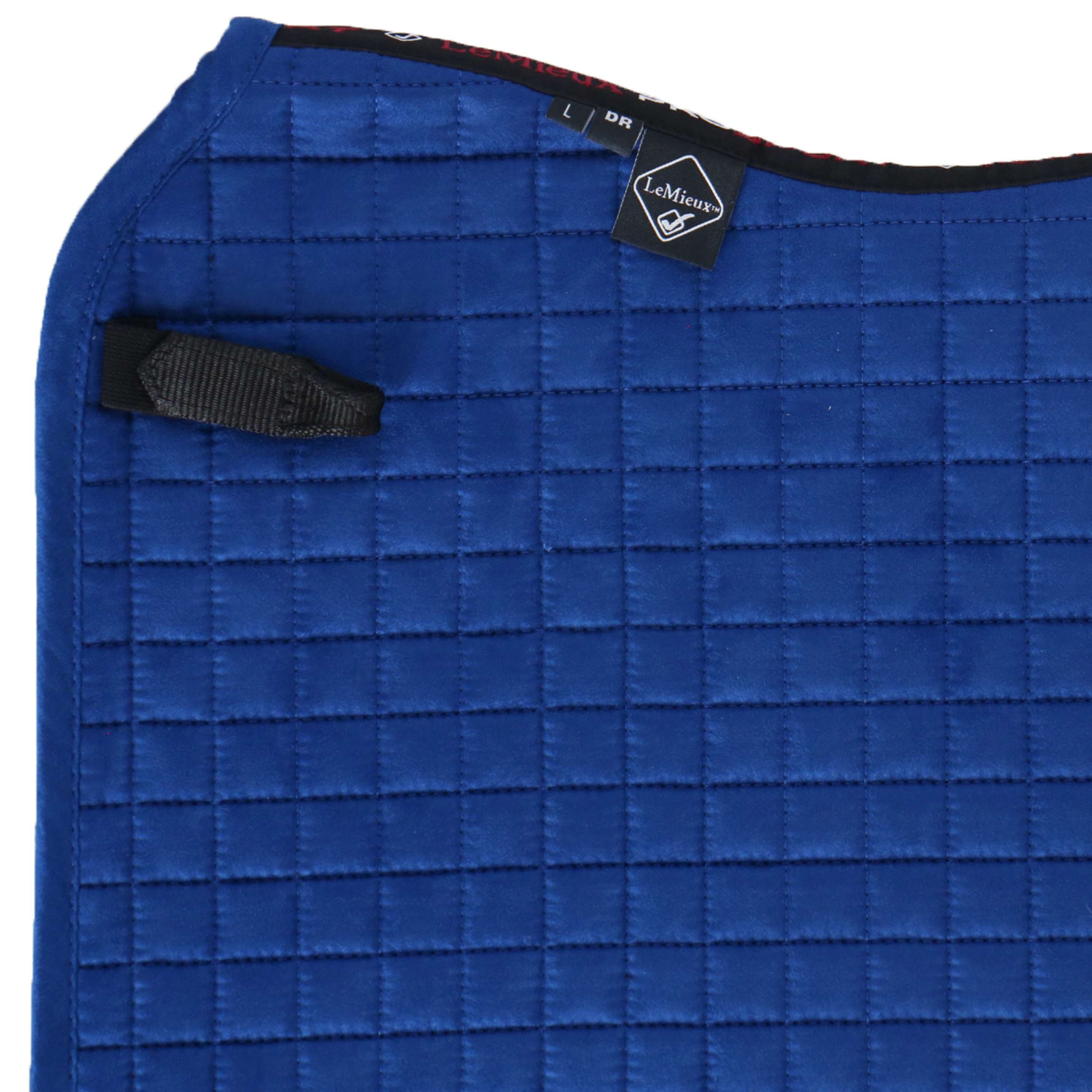 LeMieux Zadeldekje Luxury Square Dressuur Benetton Blue