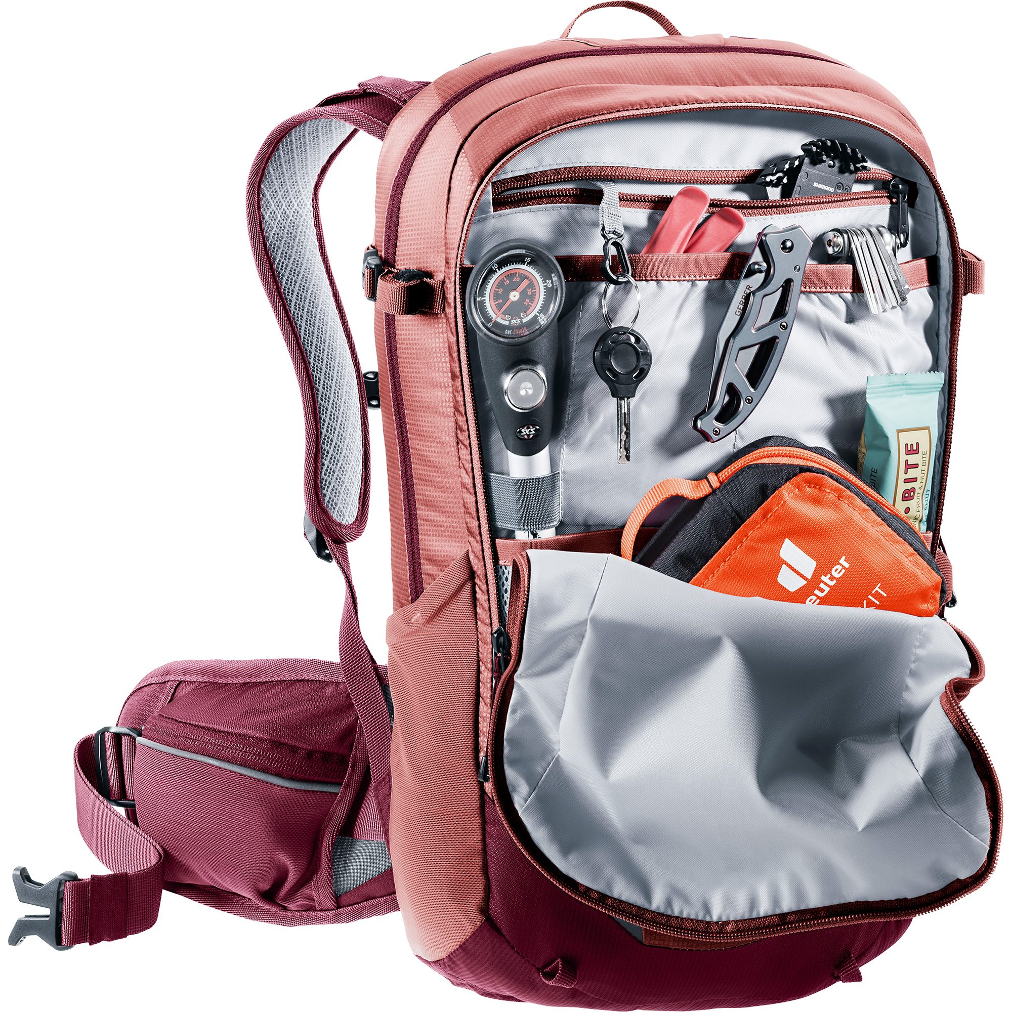 deuter Flyt 12l SL Bike Rucksack Damen caspia maron