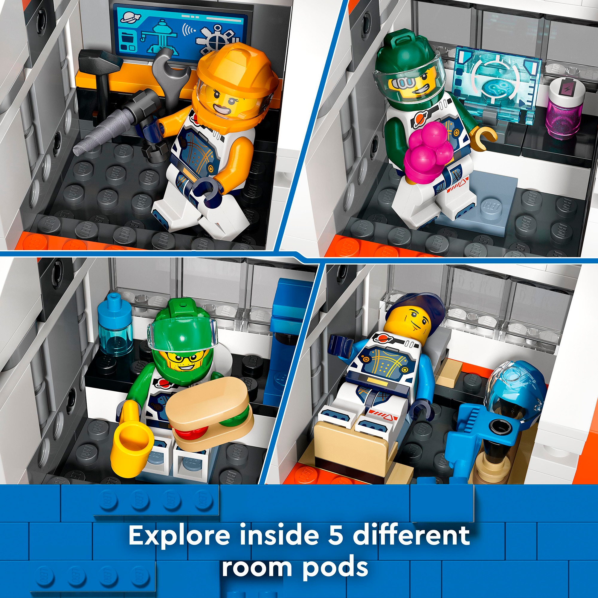LEGO Konstruktionsspielzeug City Modulare Raumstation