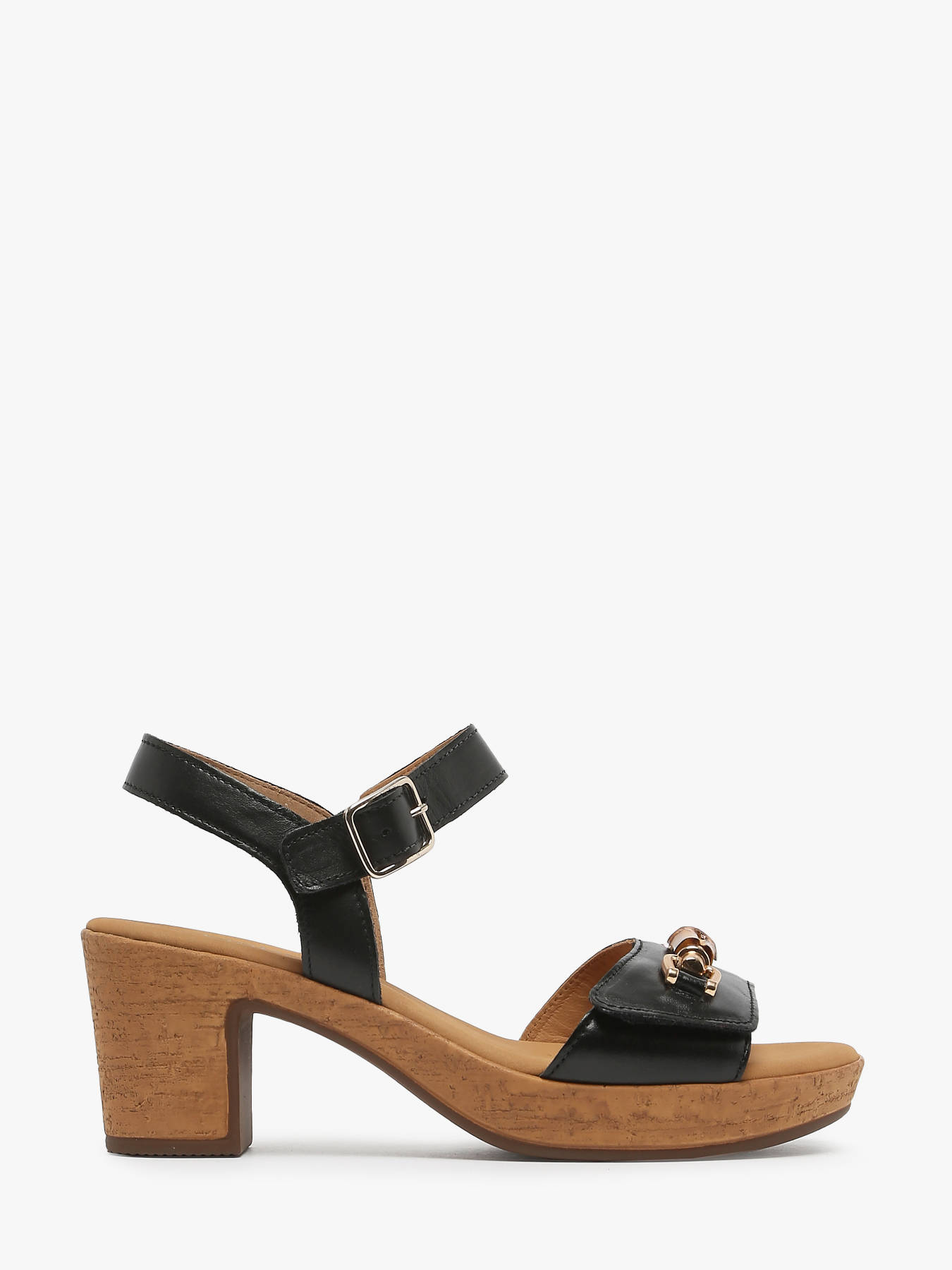 Sandales  talon en cuir GABOR