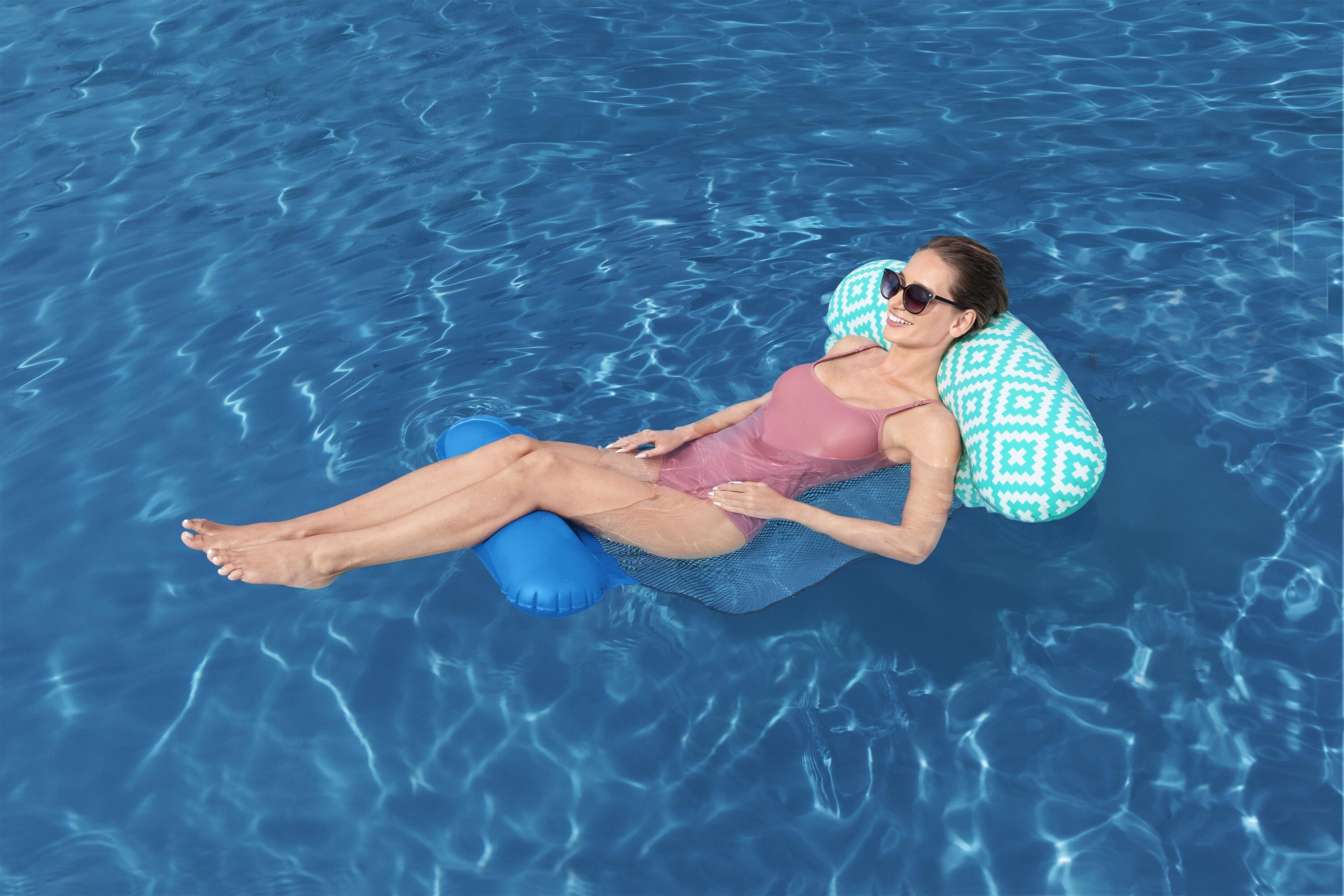 Schwimmsessel Hängematte Comfort Plush 124 x 80 cm