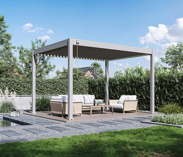 Weide Classic Pergola 3x4 Alu-Stahl, ca.