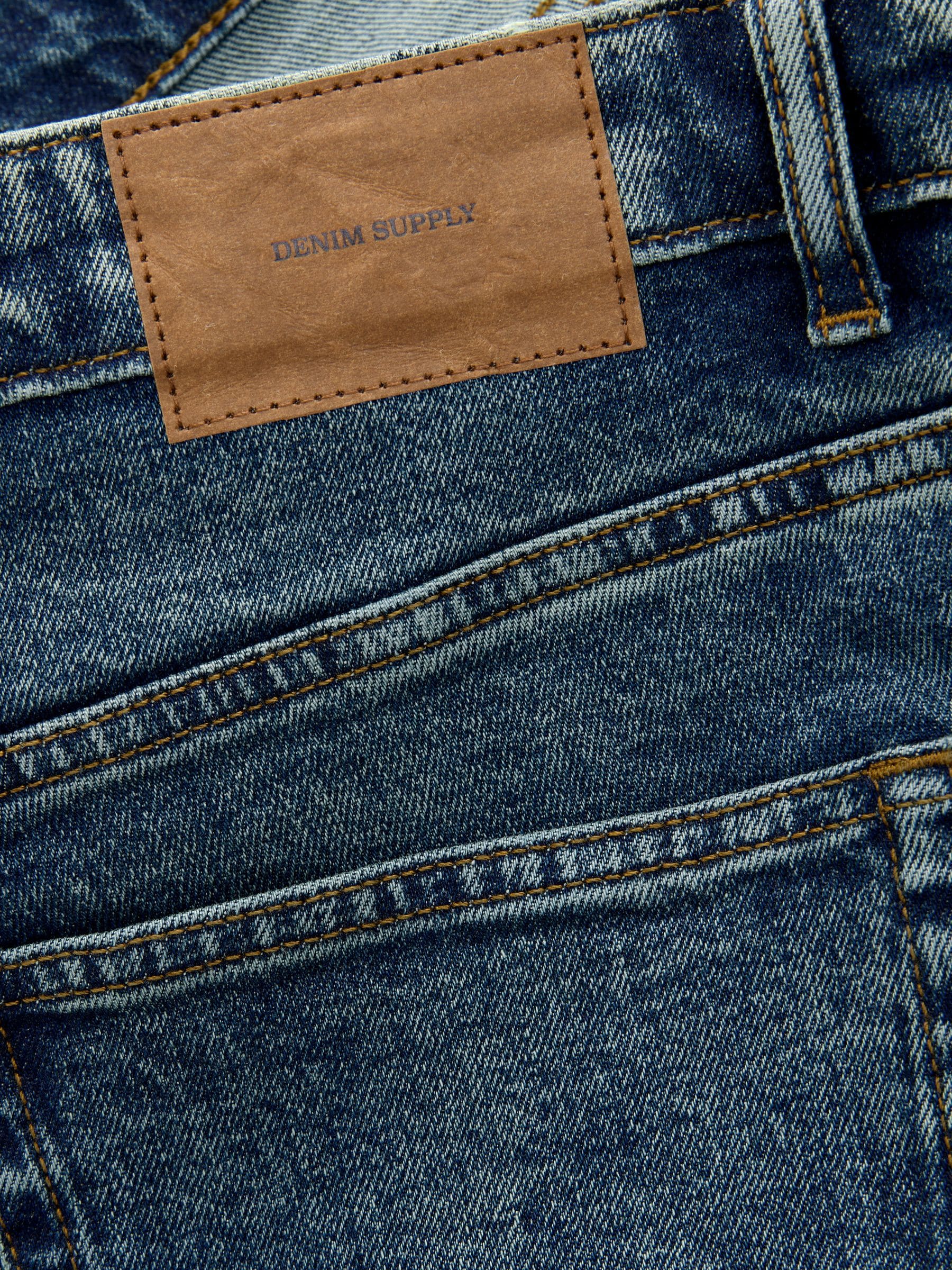 Blauw - Slim Fit - Vintage wash denim jeans